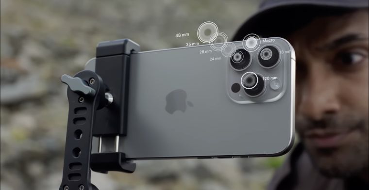 Apple-event gefilmd met de iPhone 15 Pro Max, zelfs de drone-beelden