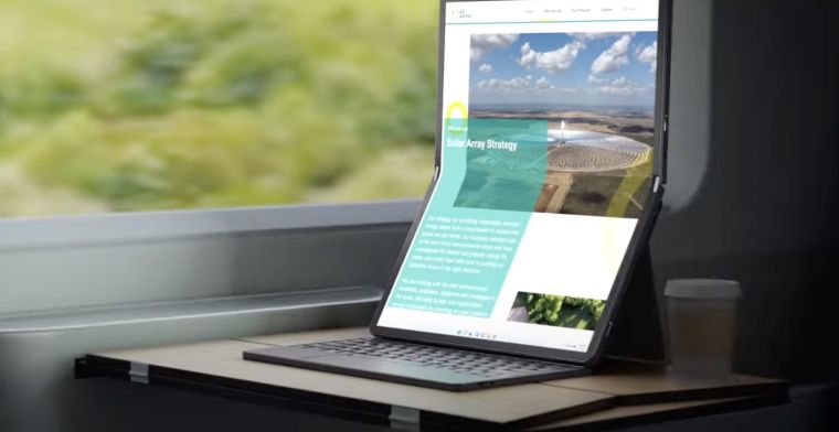 Lijpste laptop van 2023: deze ThinkPad met een groot vouwbaar scherm