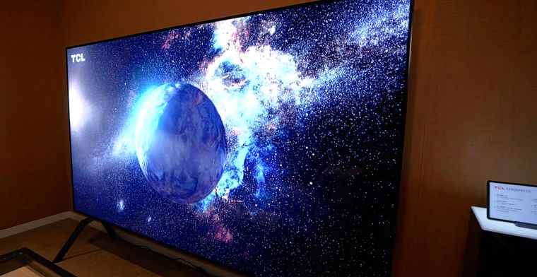 Deze verbluffend grote TV moet Samsung en LG verslaan