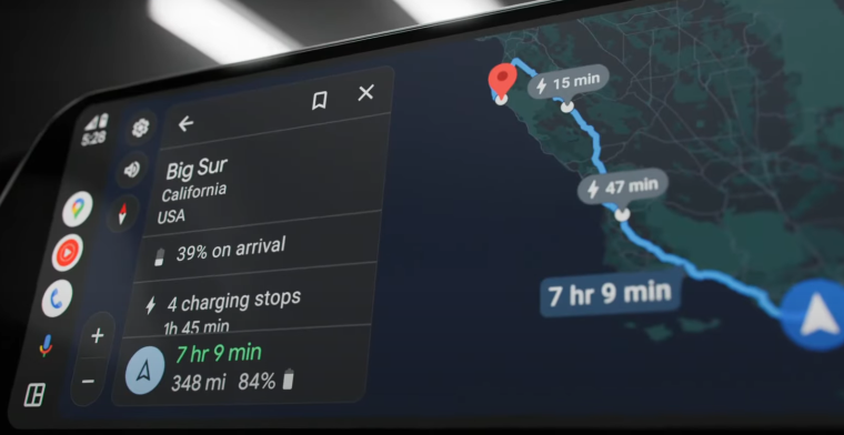Google Maps krijgt handige nieuwe functies voor je elektrische auto
