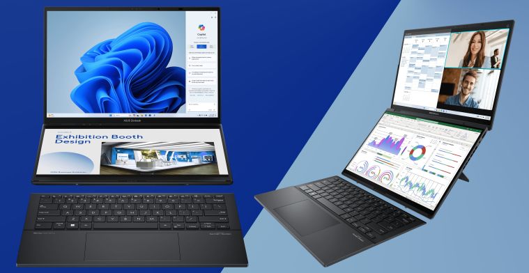 ASUS komt met een 'next level' laptop met twee OLED-touchscreens