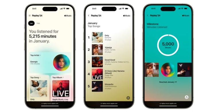 Vaker dan Spotify: Apple Music doet maandelijkse 'Wrapped', maar nog niet via app