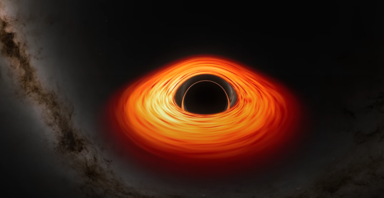 Wat gebeurt er als je in een zwart gat valt? Supercomputer van NASA laat het zien