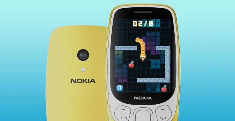 Legendarische Nokia 3210 is terug, nu met camera, 4G en een héle lage prijs